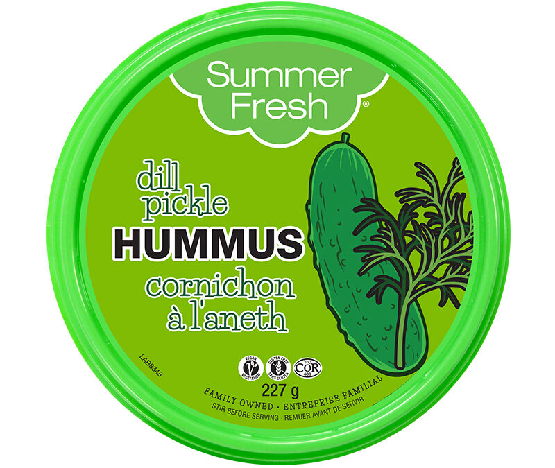 Summer Fresh Dill Pickle Hummus