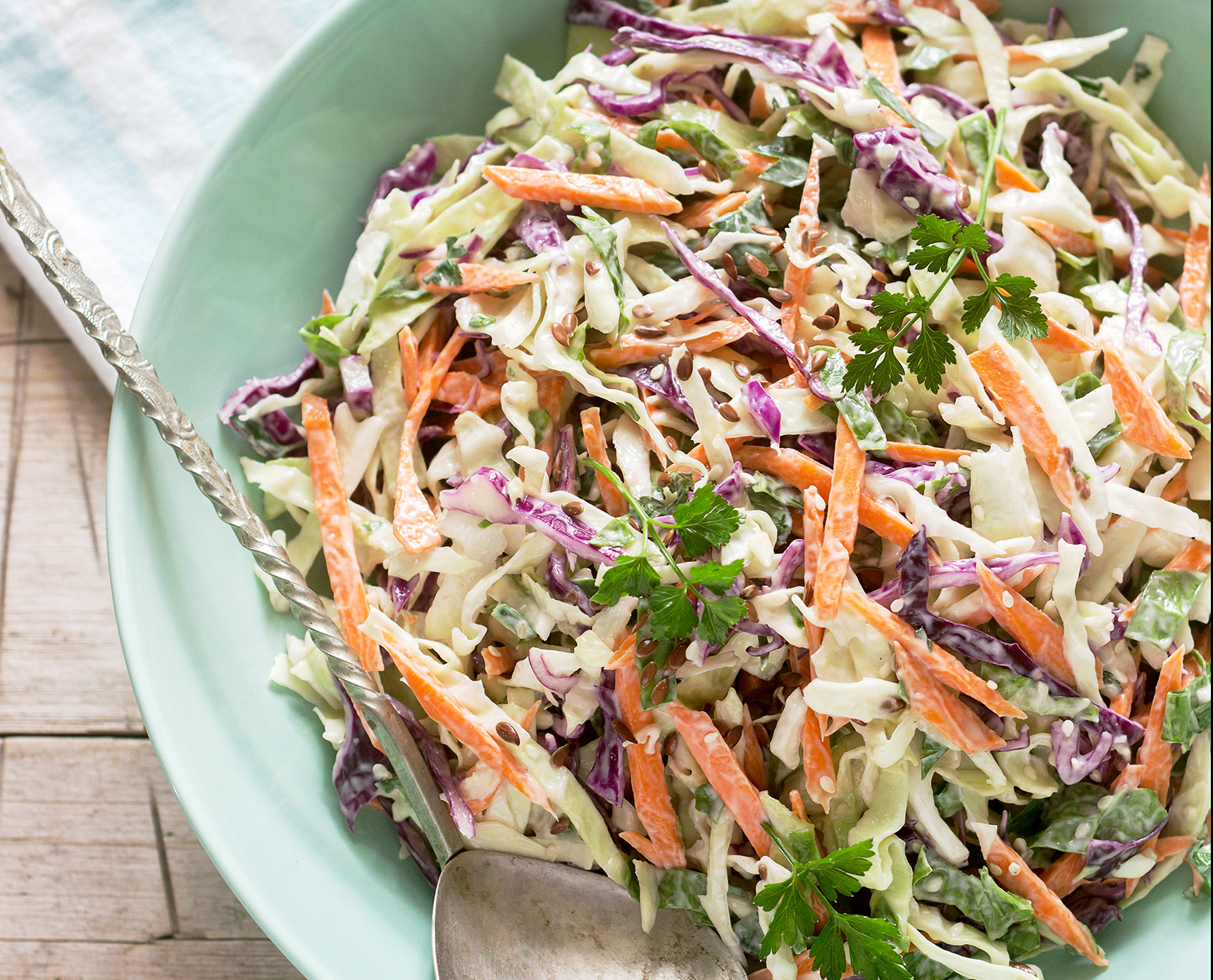 Vegan Hummus Slaw