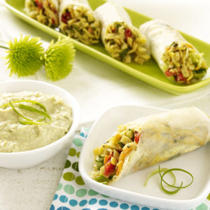 Summer Fresh Pad Thai Noodle Cold Spring Rolls beauty image