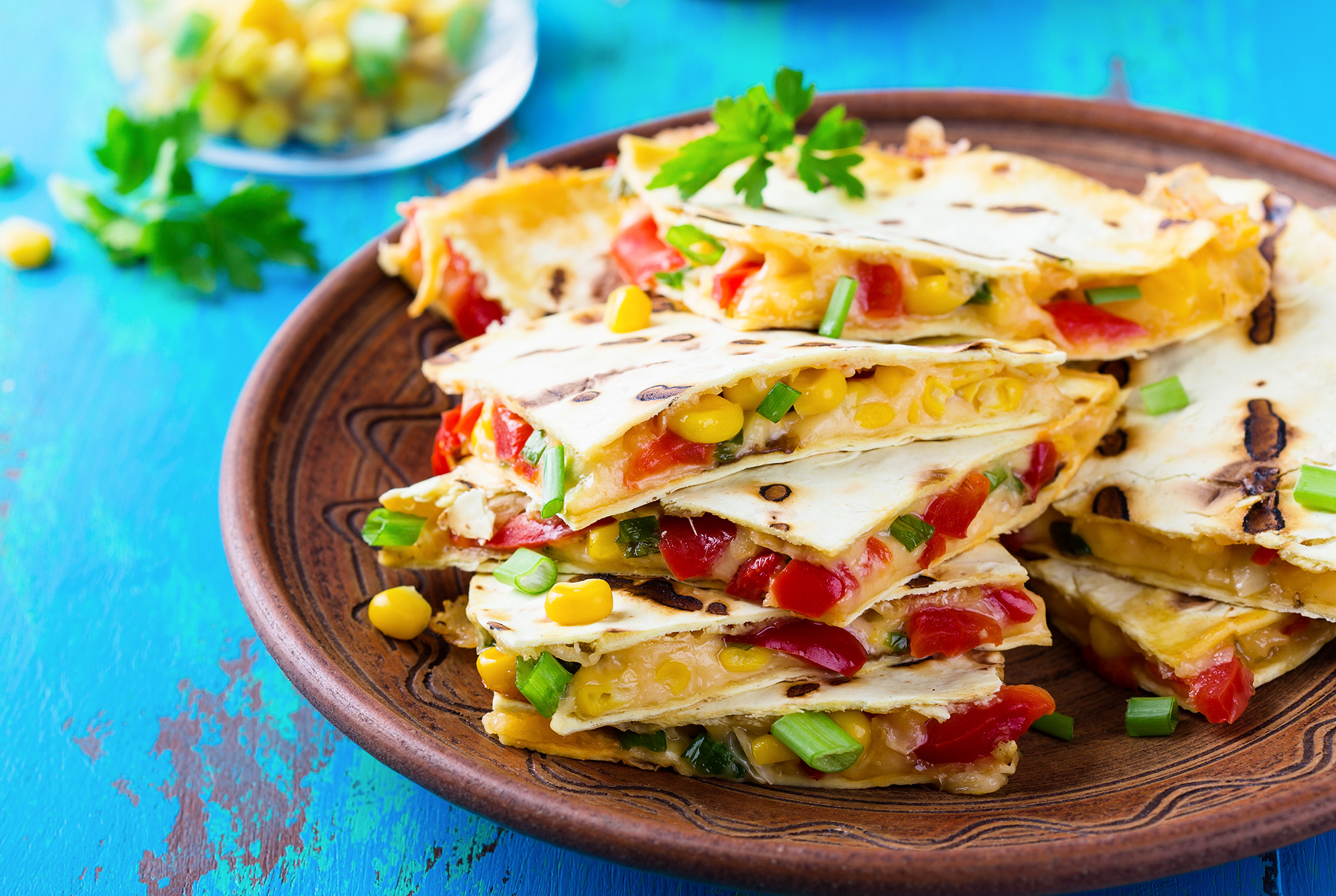 Grilled Vegetable Quesadillas