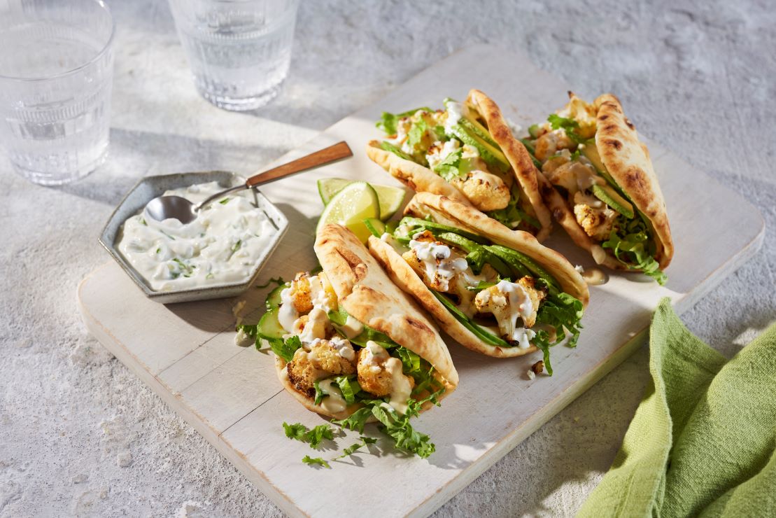 Grilled Cauliflower Wraps