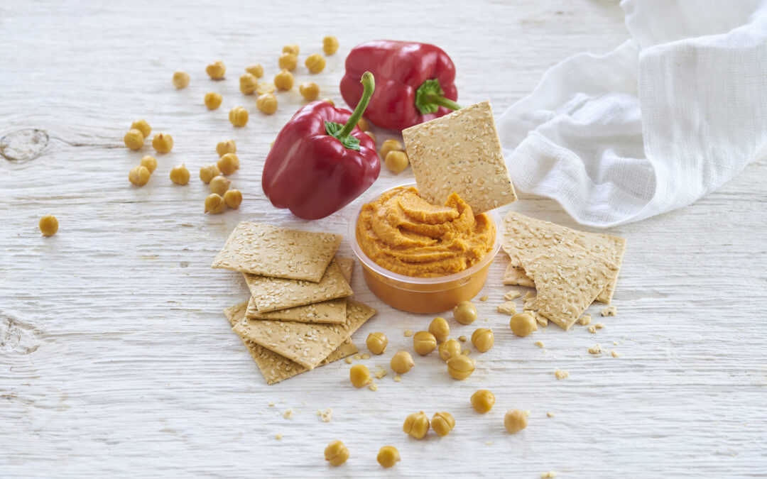 DIPSF3242 SF SNACK AND GO RED PEPPER HUMMUS 12X83
