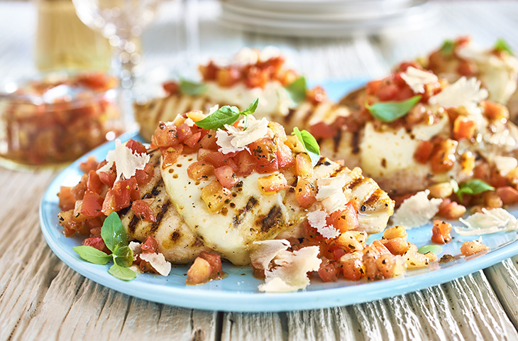 Grilled Bruschetta Chicken