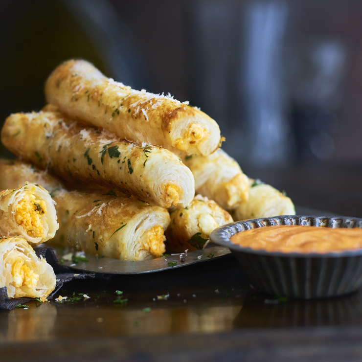 Roasted Red Pepper Roll-Ups