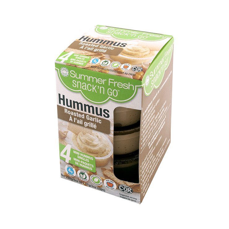 Roasted Garlic Hummus Minis