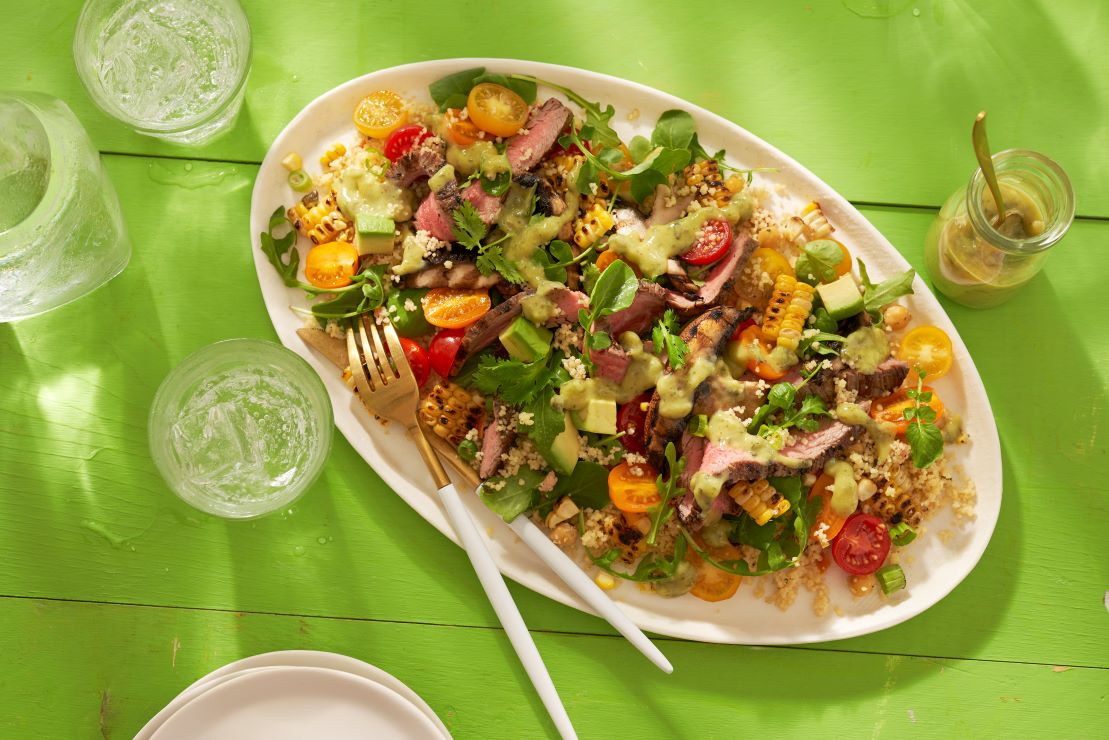 Steak & Portobello Mushroom Salad