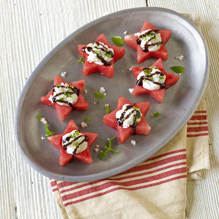 Tzatziki Feta Melon Stars