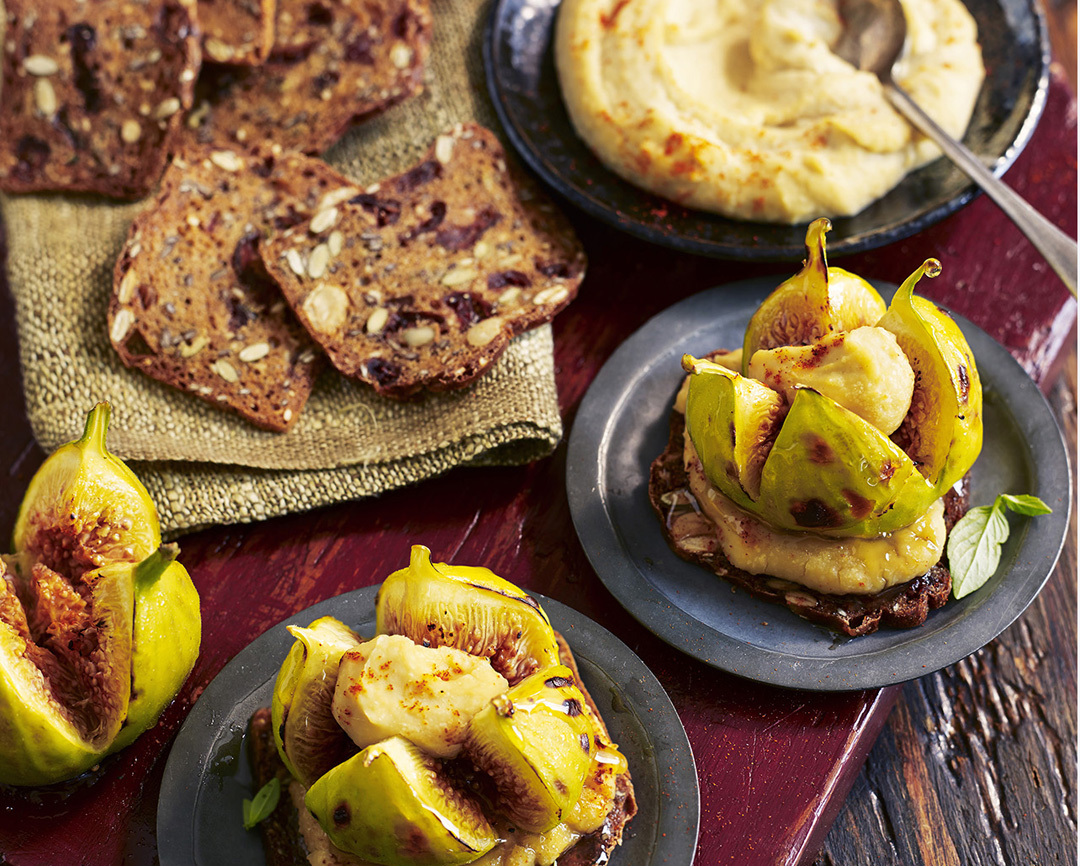 Hummus Honeyed Figs