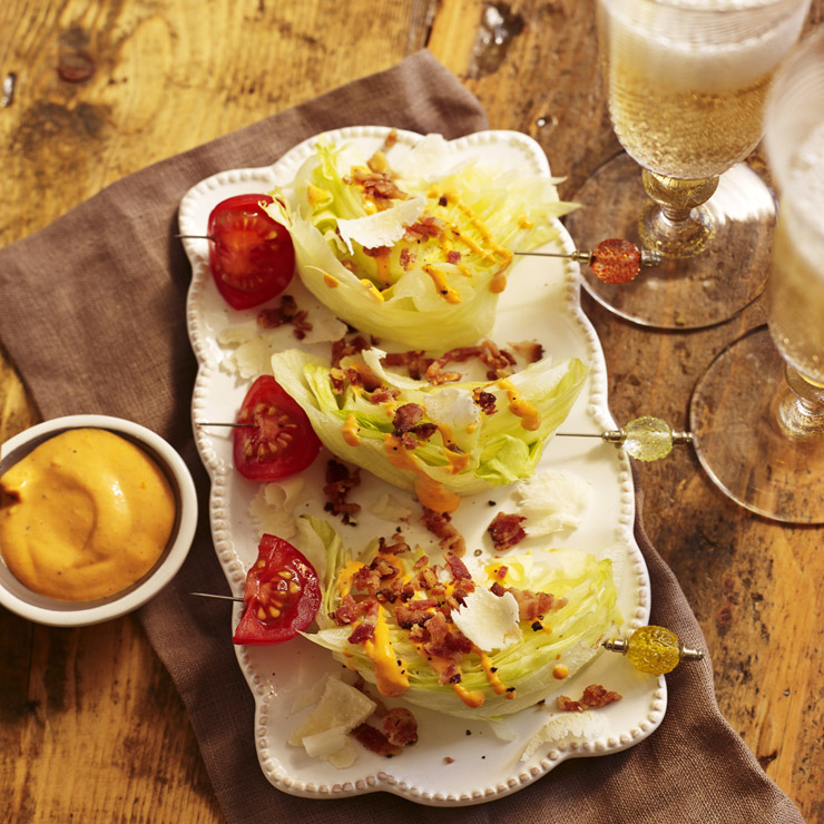 Wedge Salad Skewers - Recipes