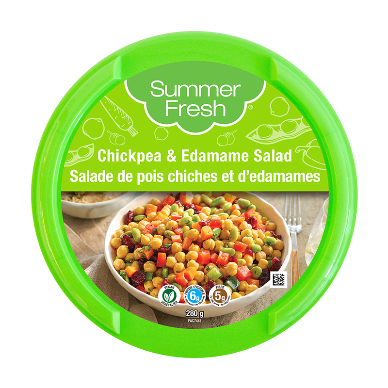 Salade de pois chiches et edamame