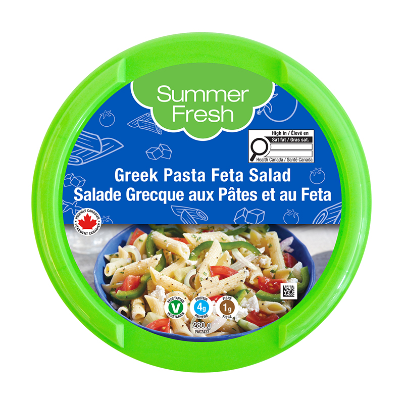 Salade grecque de pâtes et de feta