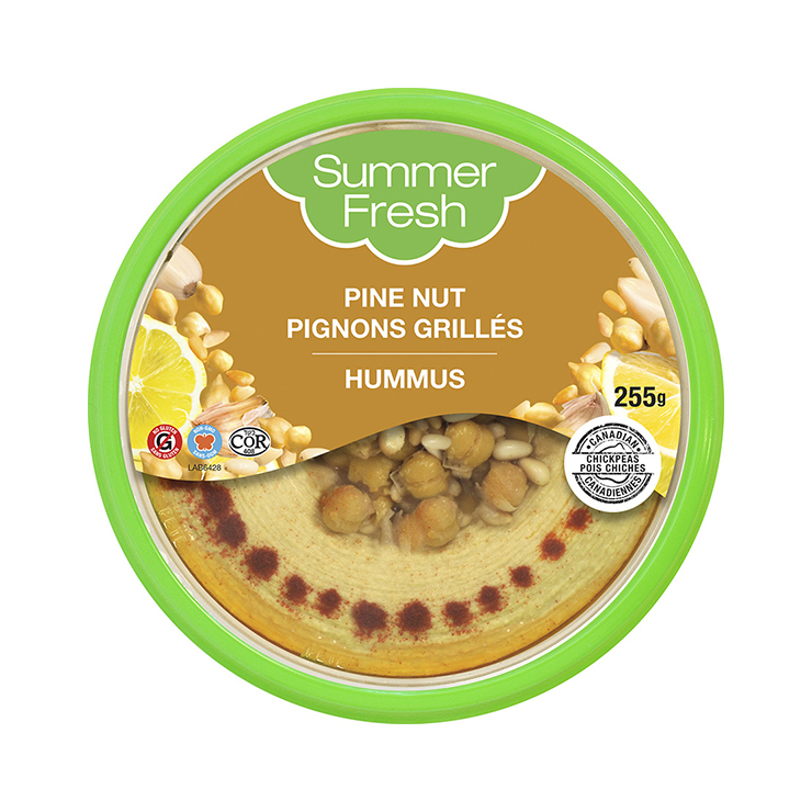 Pinenut Topped Hummus