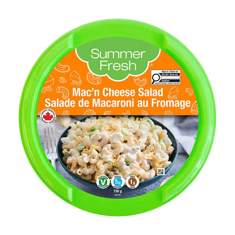 Salade de macaroni au fromage