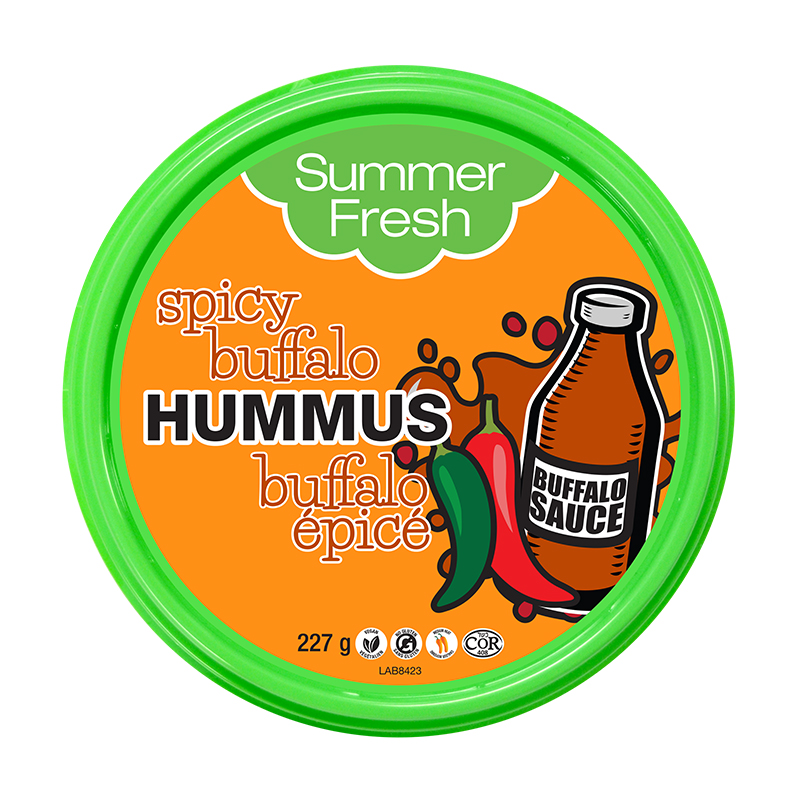 Spicy Buffalo Chip-Flavoured Hummus