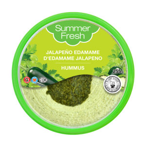 Topped Jalapeño edamame hummus product image