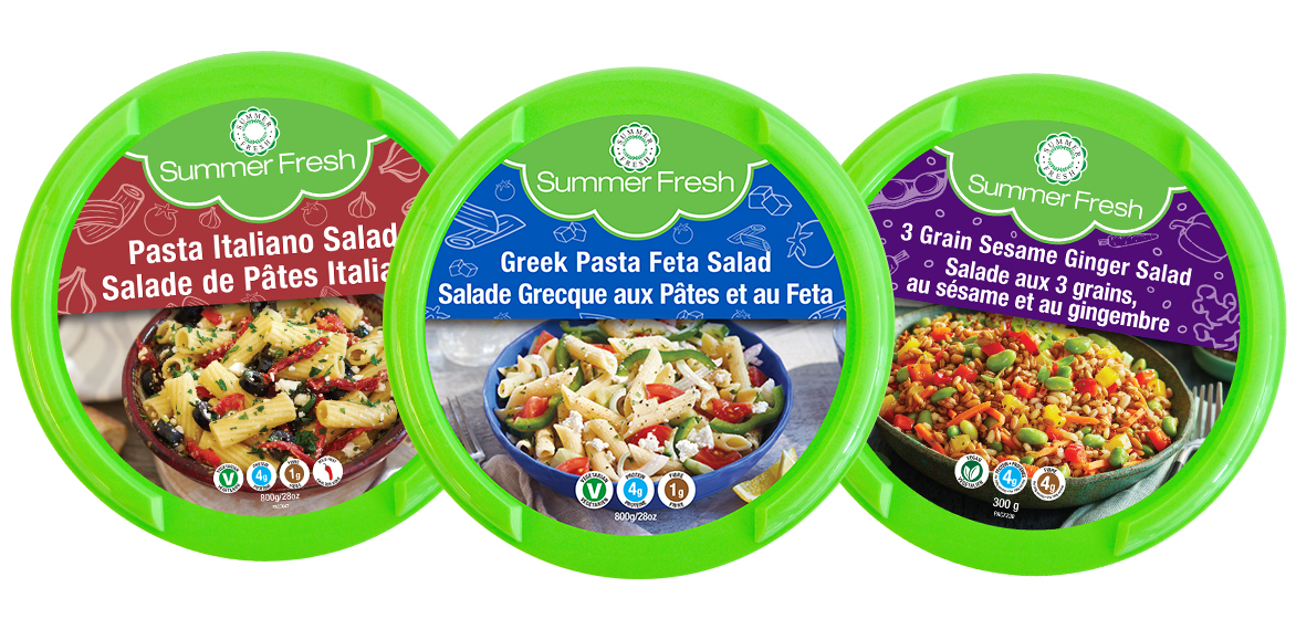 A button to Summer Fresh Salad Products Page