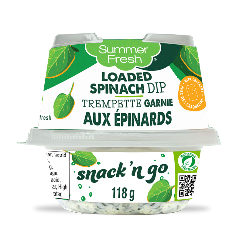 Loaded Spinach Snack ‘n Go