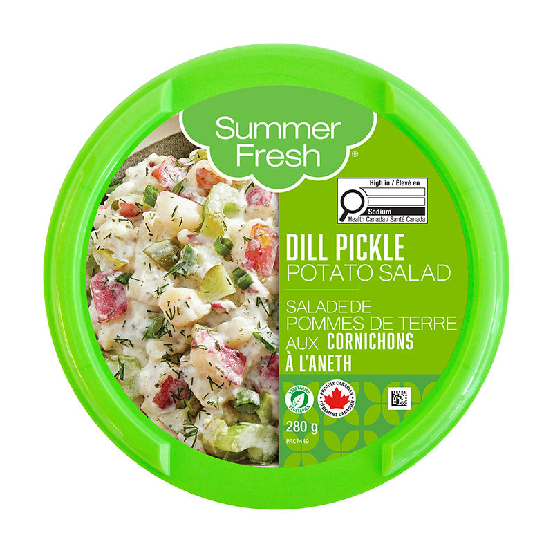 Salade de pommes de terre aux cornichons à l’aneth