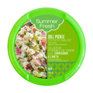 Dill pickle potato salad packaging image