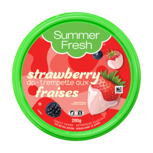 Strawberry dip packaging image