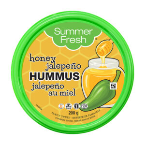 Honey Jalapeño hummus packaging image